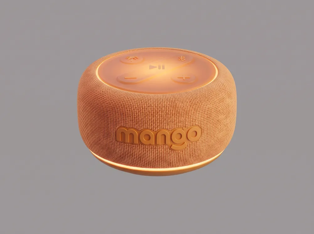 Mango colourway studio cut-out